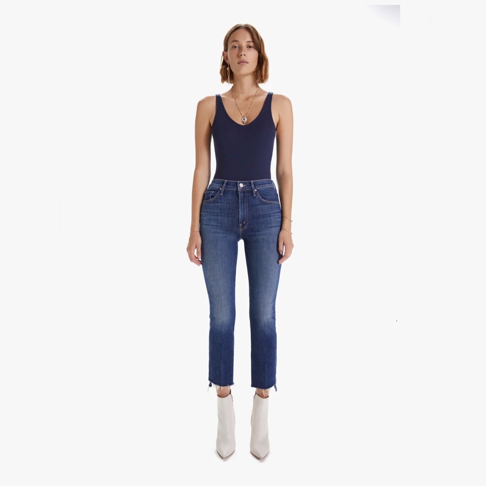 MOTHER The Insider Crop Step Fray in girl crush size 26 - Picture 5 of 10